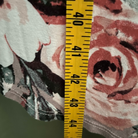 Dress Greyish Pink with flowers size medium - Picture 6 of 7